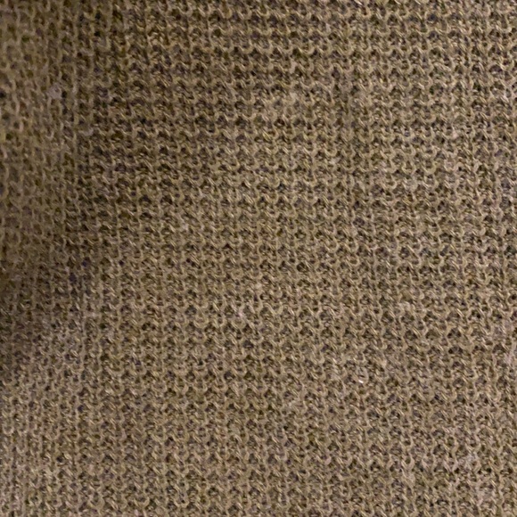 Army Green Pullover Sweater - Picture 5 of 7